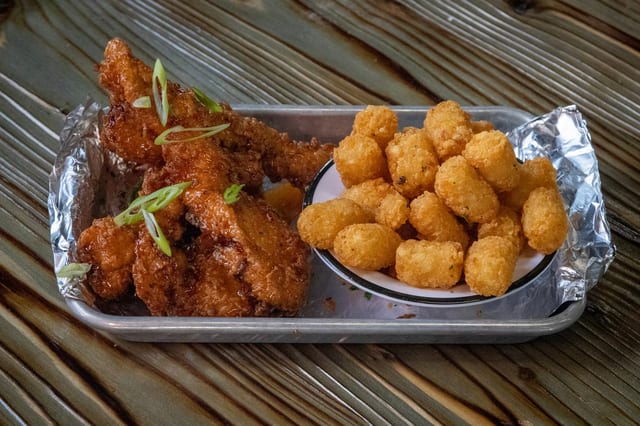 Honey Sriracha Chicken Tenders.