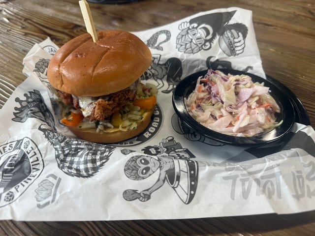Southern Belle Chicken Sandwich.